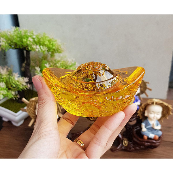 Kim Nguyên Bảo size 10cm chạm Rồng